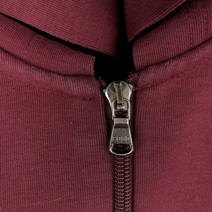 Ralph Lauren POLO RALPH LAUREN Sweat Full Zip Hoodie Men's S cotton red type reddish brown Vintage Second Hand