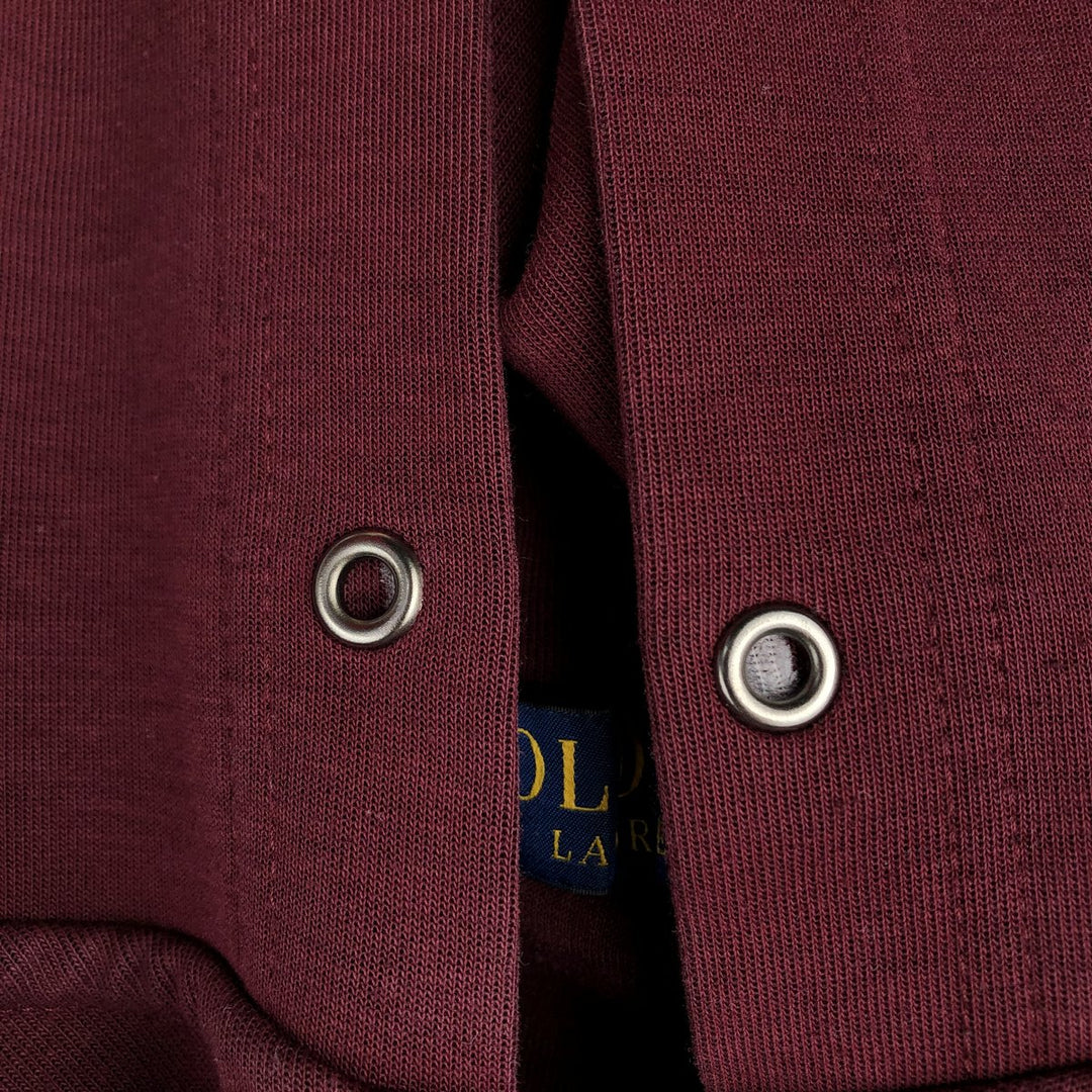 Ralph Lauren POLO RALPH LAUREN Sweat Full Zip Hoodie Men's S cotton red type reddish brown Vintage Second Hand
