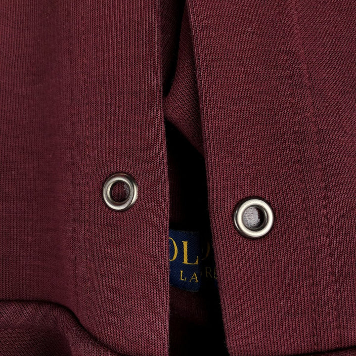 Ralph Lauren POLO RALPH LAUREN Sweat Full Zip Hoodie Men's S cotton red type reddish brown Vintage Second Hand