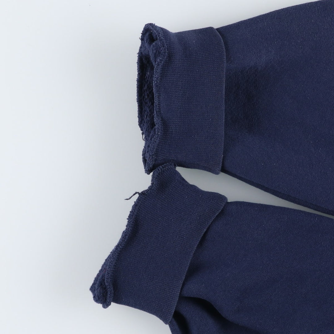 2000'S Russell Dri-POWER Full-Zip Sweatshirt Hoodie, Men's XXL equivalent. polyester navy blue type Vintage Second Hand