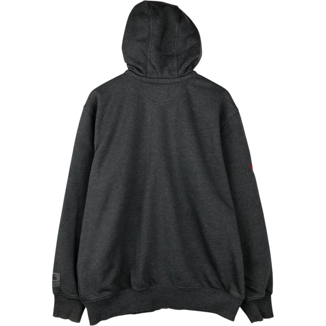Carhartt Sweat Full Zip Hoodie Men's L size cotton gray type Vintage Second Hand