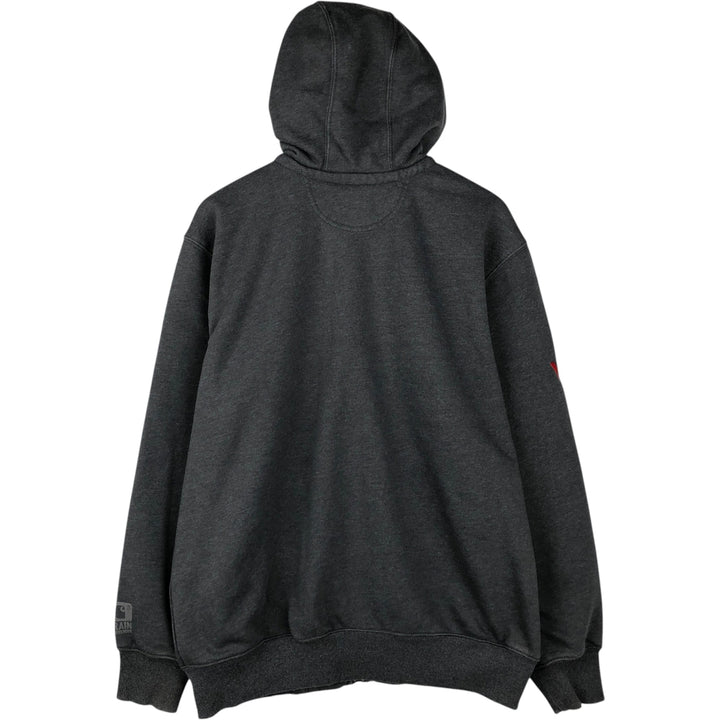 Carhartt Sweat Full Zip Hoodie Men's L size cotton gray type Vintage Second Hand