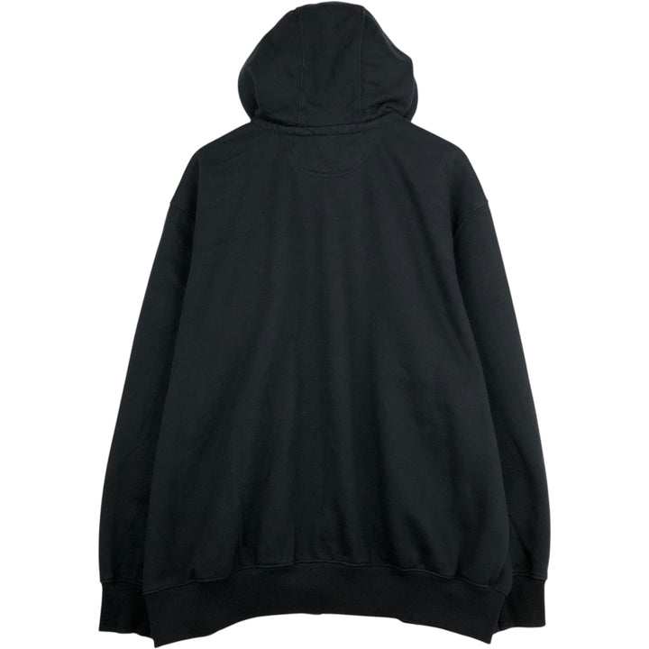 Carhartt Loose Fit Rain Defender Full-Zip Sweatshirt (Men's Size XL) cotton black type Vintage Second Hand