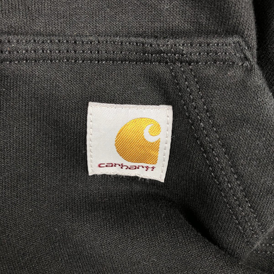 Carhartt Loose Fit Rain Defender Full-Zip Sweatshirt (Men's Size XL) cotton black type Vintage Second Hand