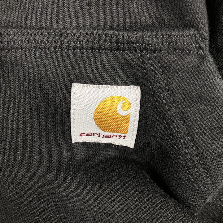 Carhartt Loose Fit Rain Defender Full-Zip Sweatshirt (Men's Size XL) cotton black type Vintage Second Hand