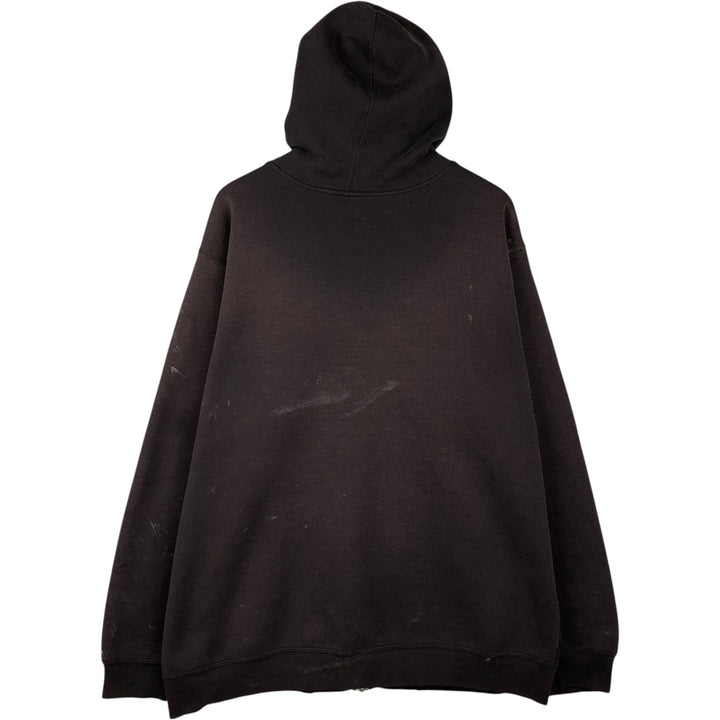 Carhartt Sweat Full Zip Hoodie Men's XL cotton brown type Vintage Second Hand