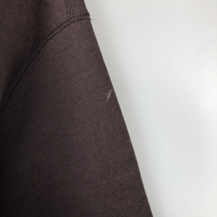 Carhartt Sweat Full Zip Hoodie Men's XL cotton brown type Vintage Second Hand
