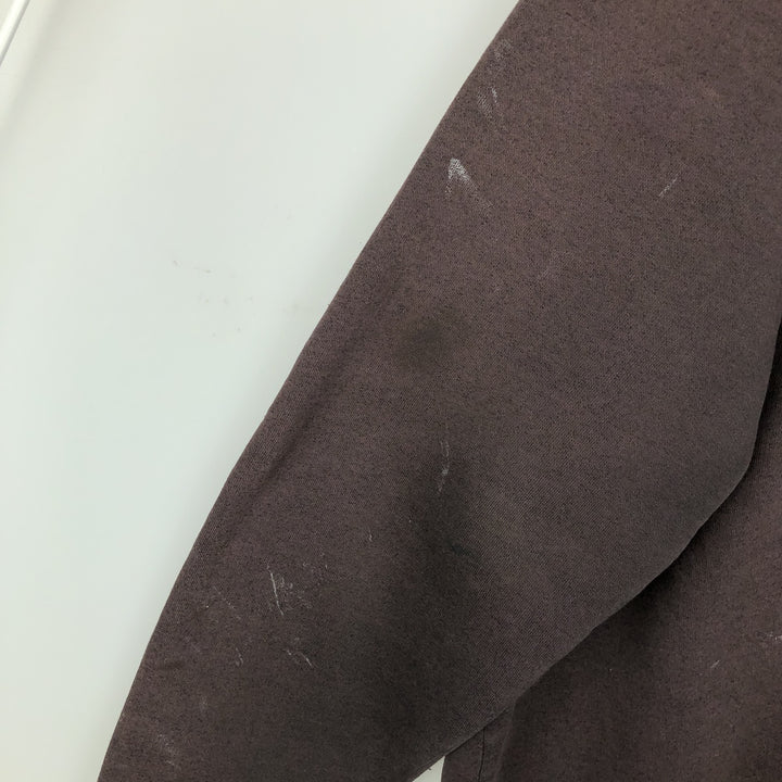 Carhartt Sweat Full Zip Hoodie Men's XL cotton brown type Vintage Second Hand