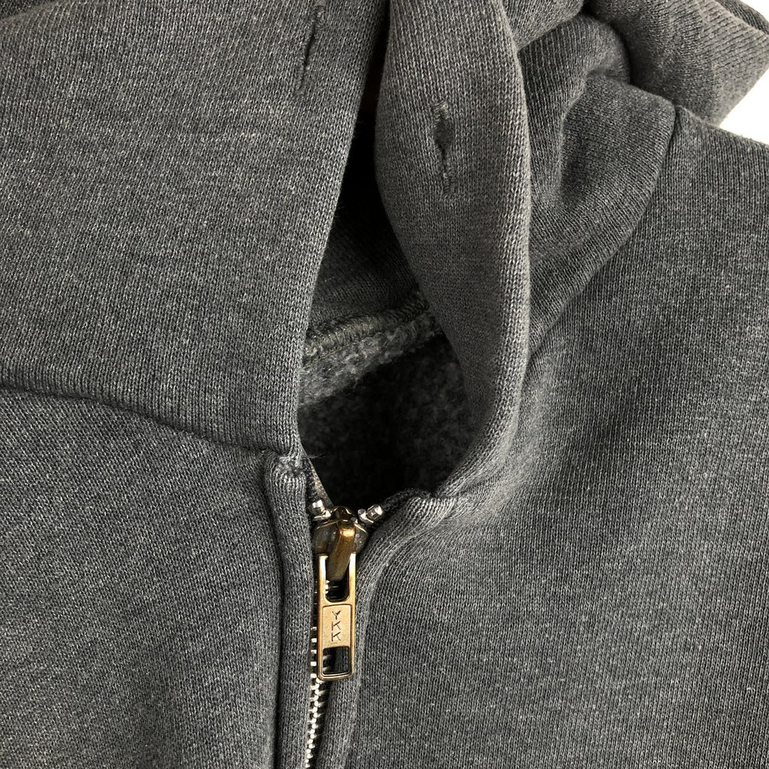 2000'S Russell Athletic Sweat Full-Zip Hoodie, Men's Size XL (approx.) polyester gray type Vintage Second Hand