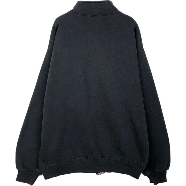 90s-00'S Russell Full-Zip Sweatshirt, Men's Size L (Equivalent), Vintage cotton black type Vintage Second Hand