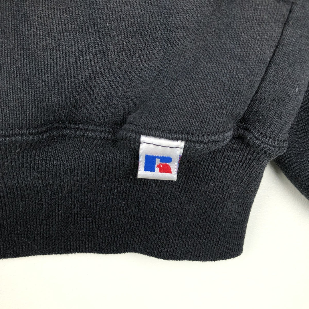 90s-00'S Russell Full-Zip Sweatshirt, Men's Size L (Equivalent), Vintage cotton black type Vintage Second Hand