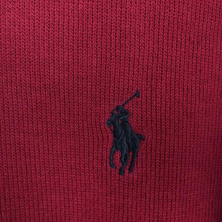 Ralph Lauren POLO by Ralph Lauren Sweat Full Zip Hoodie Men's L size cotton red type Vintage Second Hand