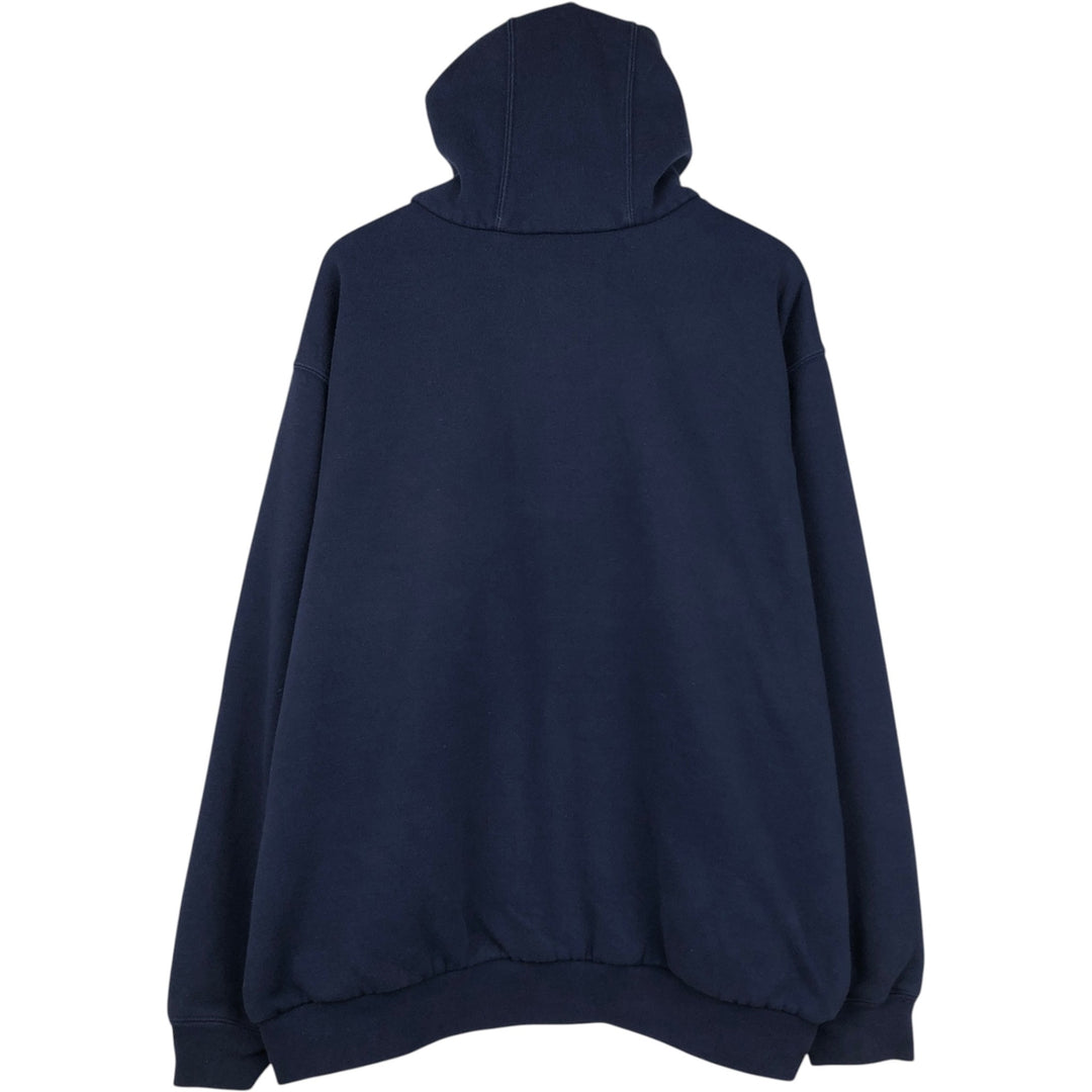 Carhartt Sweat Full Zip Hoodie Men's XL cotton navy blue type Vintage Second Hand