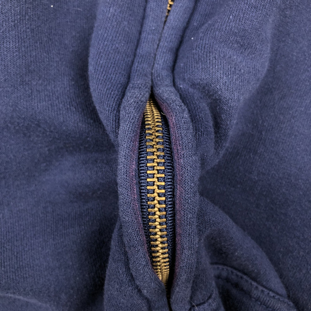 Carhartt Sweat Full Zip Hoodie Men's XL cotton navy blue type Vintage Second Hand