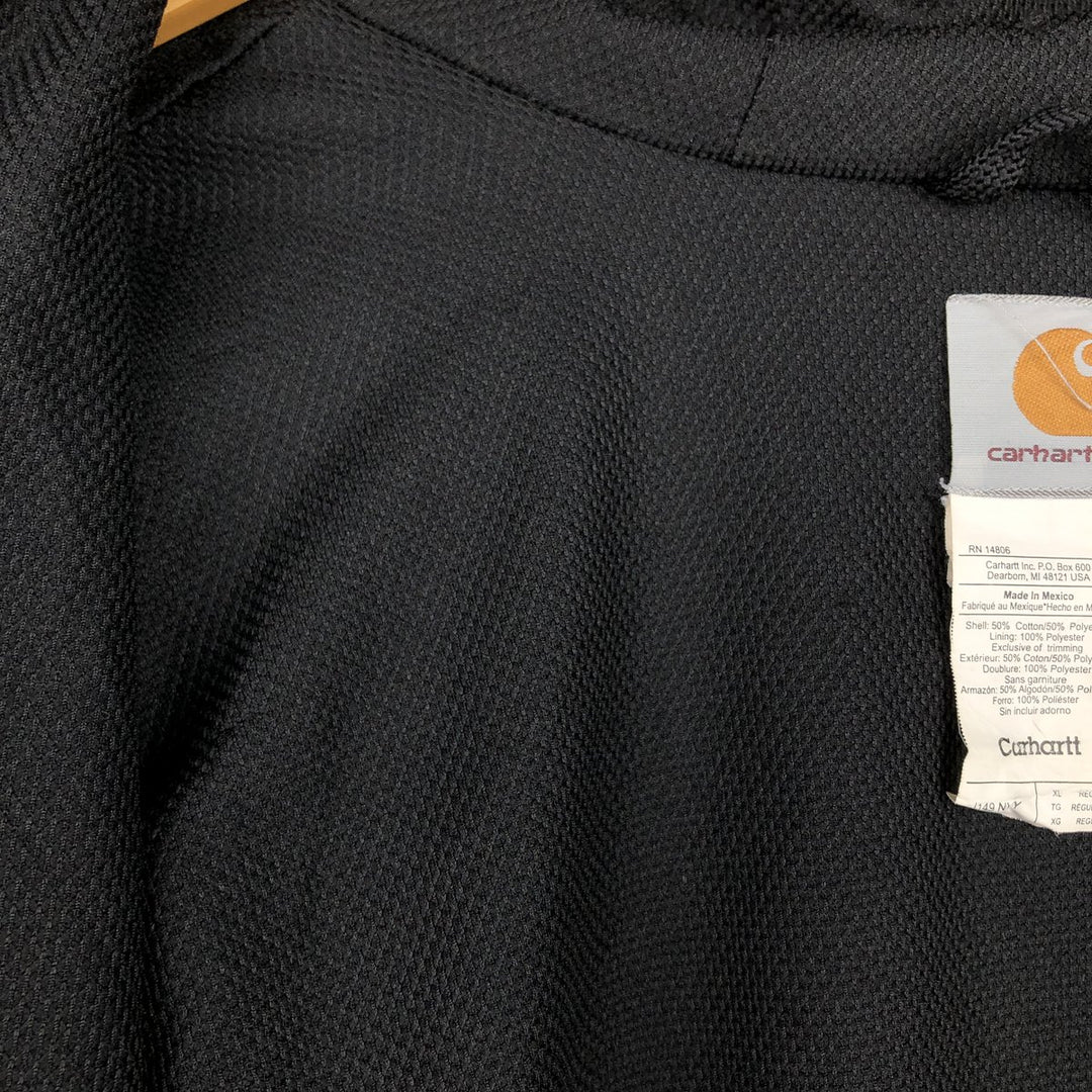 Carhartt Sweat Full Zip Hoodie Men's XL cotton navy blue type Vintage Second Hand