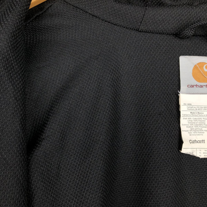 Carhartt Sweat Full Zip Hoodie Men's XL cotton navy blue type Vintage Second Hand