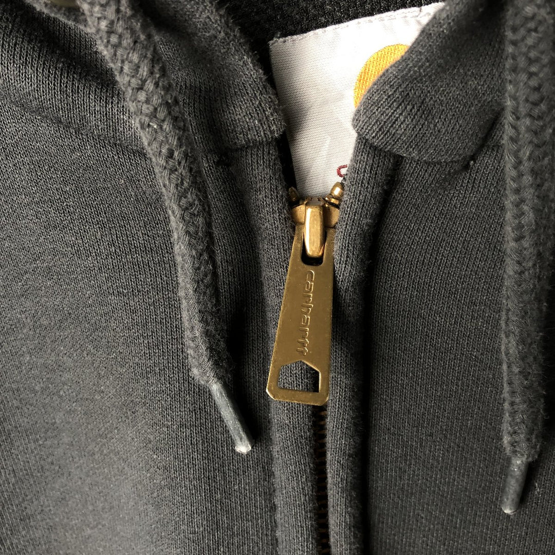 Carhartt RAIN DEFENDER Sweat Full Zip Hoodie Men's XL cotton black type Vintage Second Hand