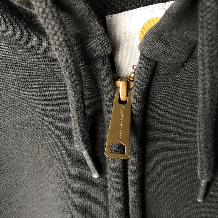 Carhartt RAIN DEFENDER Sweat Full Zip Hoodie Men's XL cotton black type Vintage Second Hand