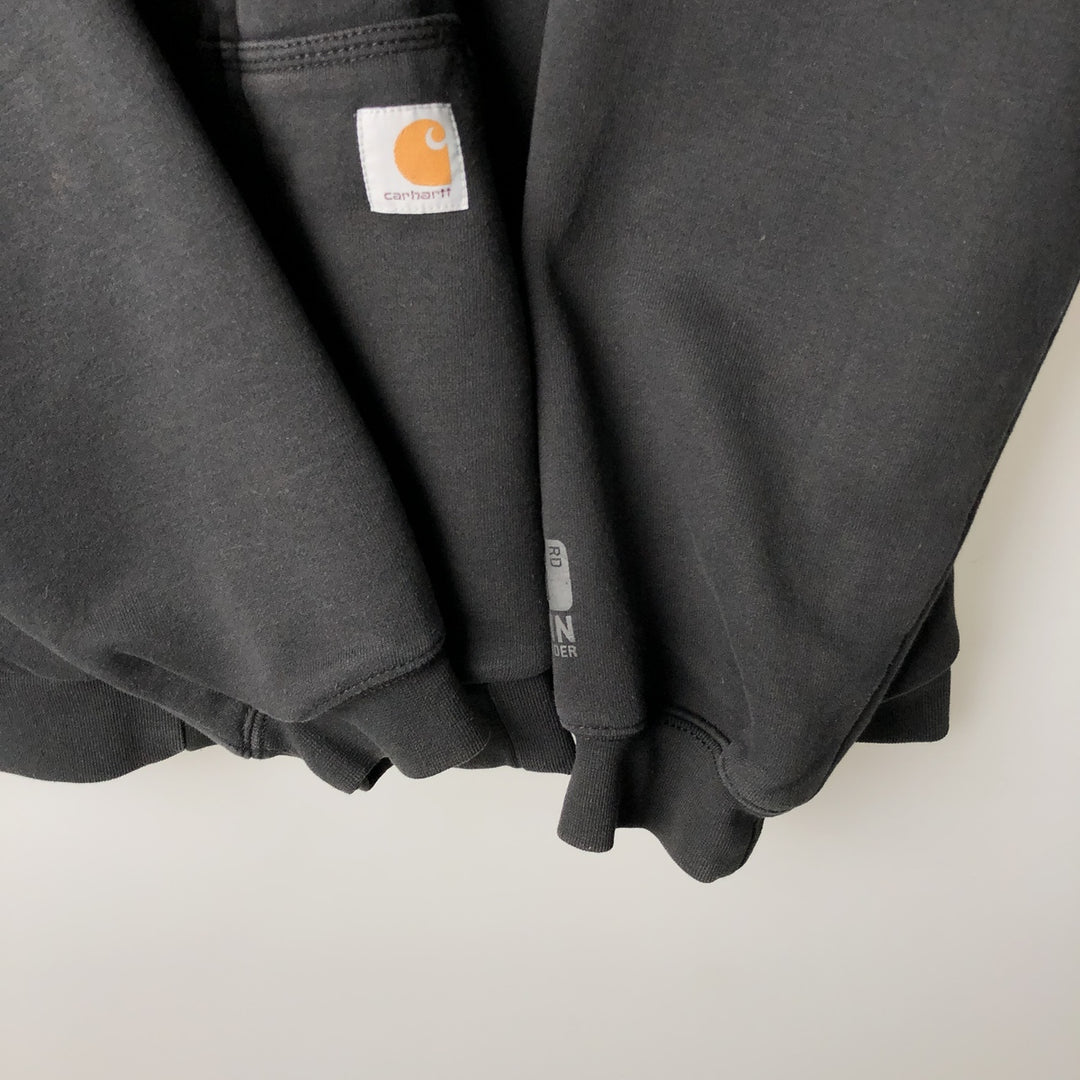 Carhartt RAIN DEFENDER Sweat Full Zip Hoodie Men's XL cotton black type Vintage Second Hand