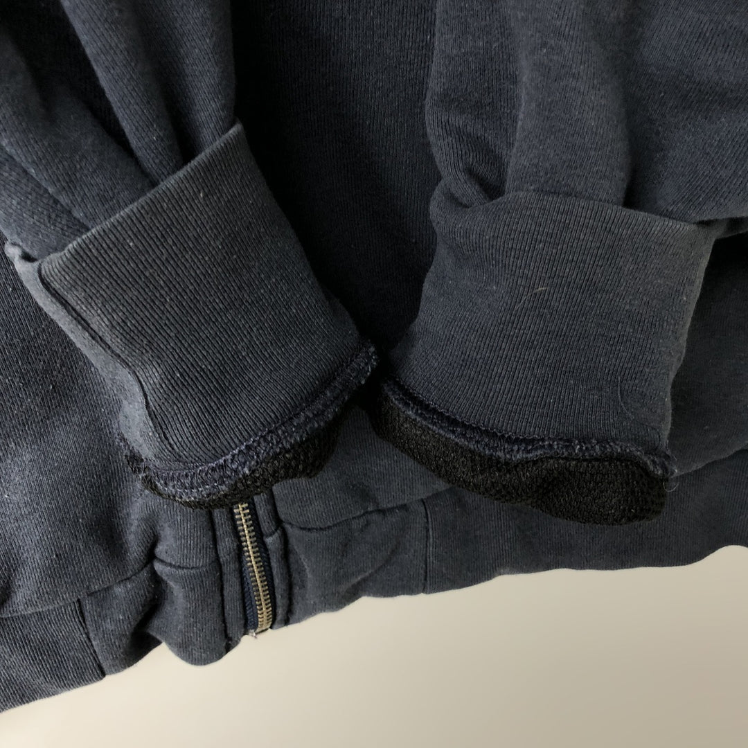 Carhartt Loose Fit Sweat Full Zip Hoodie, Men's L size cotton navy blue type Vintage Second Hand