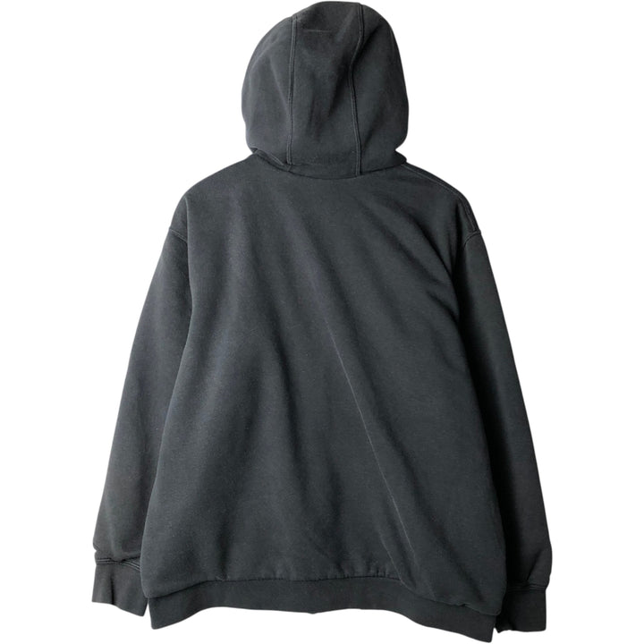 Carhartt Loose Fit Sweat Full Zip Hoodie, Men's L size cotton black type Vintage Second Hand