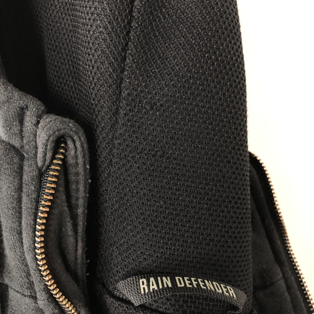 Carhartt Loose Fit Sweat Full Zip Hoodie, Men's L size cotton black type Vintage Second Hand