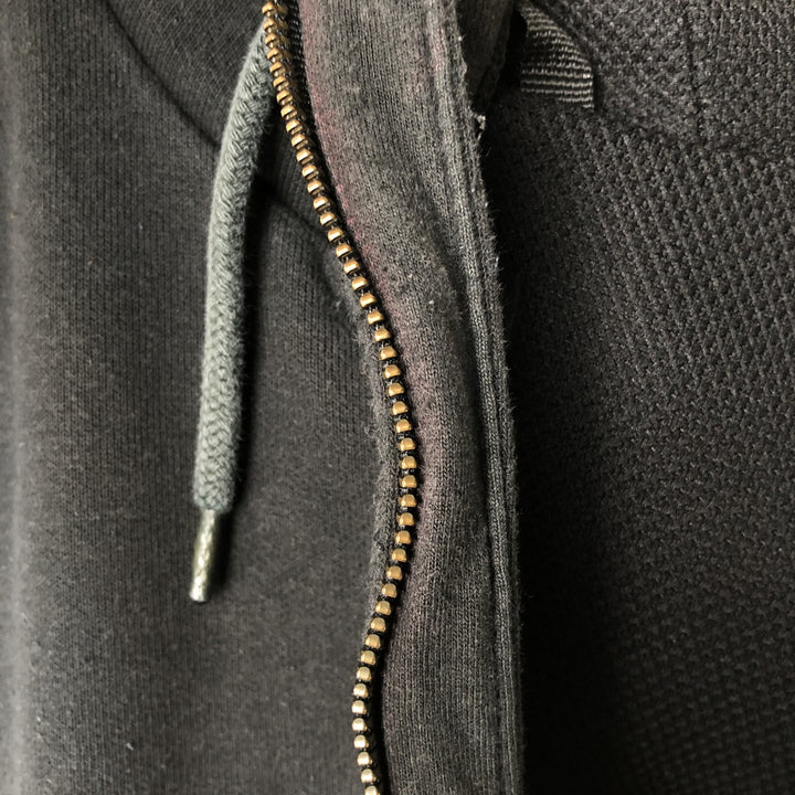 Carhartt Loose Fit Sweat Full Zip Hoodie, Men's L size cotton black type Vintage Second Hand