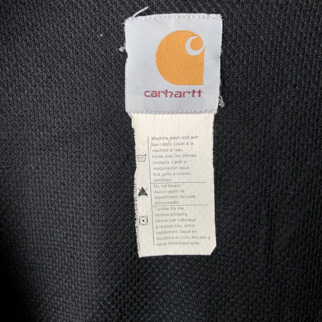 Carhartt Sweat Full Zip Hoodie Men's XL unclear Navy blue Vintage Second Hand