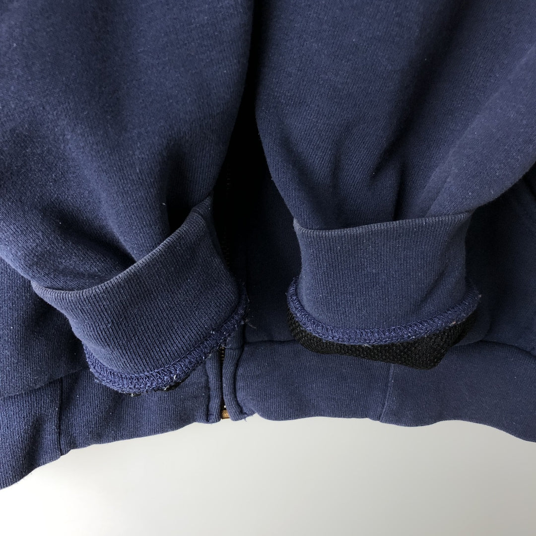 Carhartt Sweat Full Zip Hoodie Men's XL unclear Navy blue Vintage Second Hand