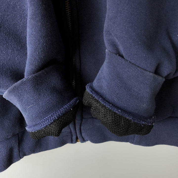 Carhartt Sweat Full Zip Hoodie Men's XL unclear Navy blue Vintage Second Hand