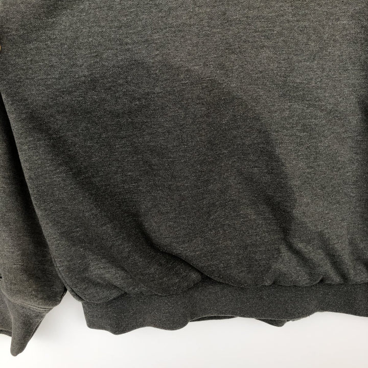 Carhartt Loose Fit RAIN DEFENDER ASB Advertising Full-Zip Sweatshirt Hoodie (Men's Size L equivalent) unclear Charcoal Vintage Second Hand