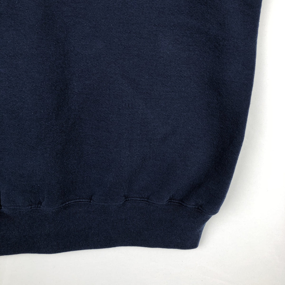 Vintage 90'S Russell Athletic full-zip sweatshirt, size L, men's cotton navy blue type Vintage Second Hand