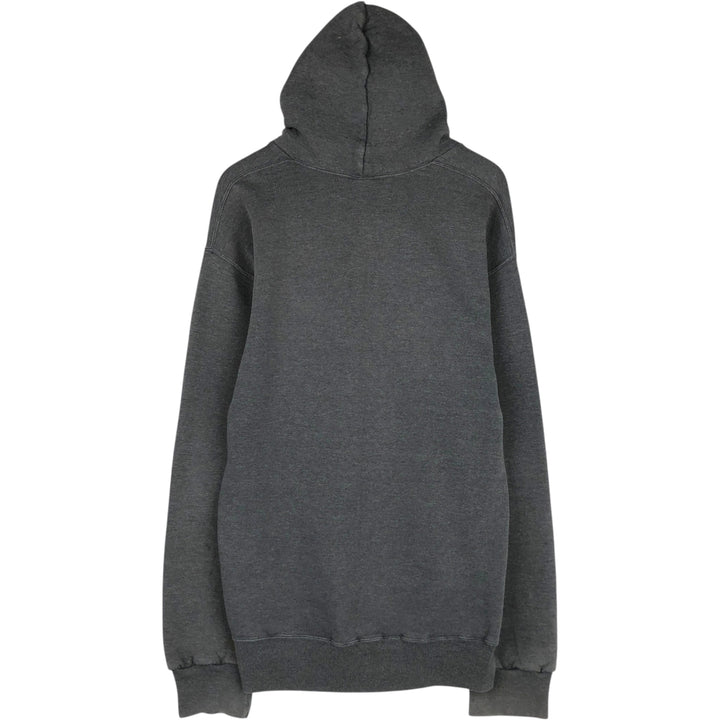 80s-90'S Russell Athletic full-zip sweatshirt hoodie, men's size L equivalent, vintage. cotton gray type Vintage Second Hand