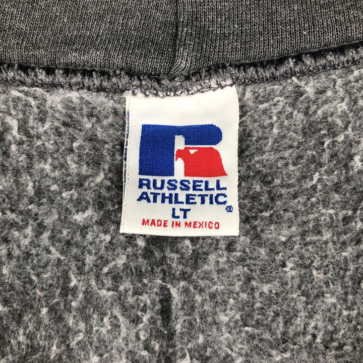 80s-90'S Russell Athletic full-zip sweatshirt hoodie, men's size L equivalent, vintage. cotton gray type Vintage Second Hand