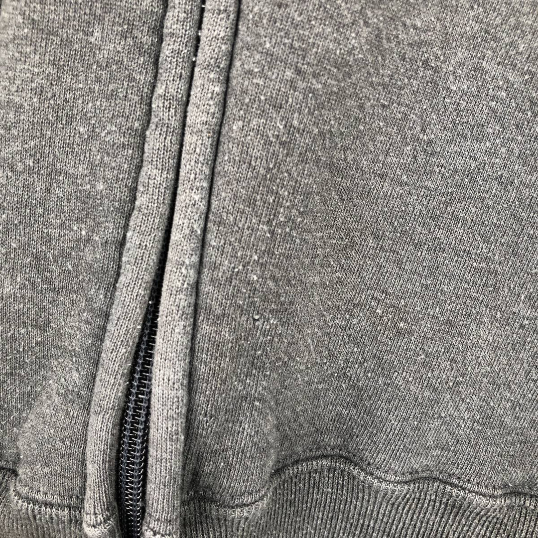 80s-90'S Russell Athletic full-zip sweatshirt hoodie, men's size L equivalent, vintage. cotton gray type Vintage Second Hand
