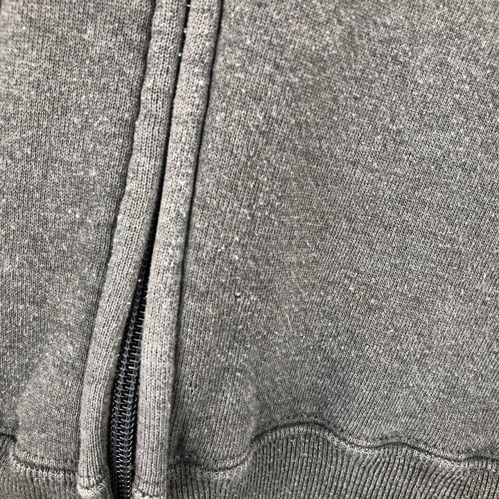 80s-90'S Russell Athletic full-zip sweatshirt hoodie, men's size L equivalent, vintage. cotton gray type Vintage Second Hand