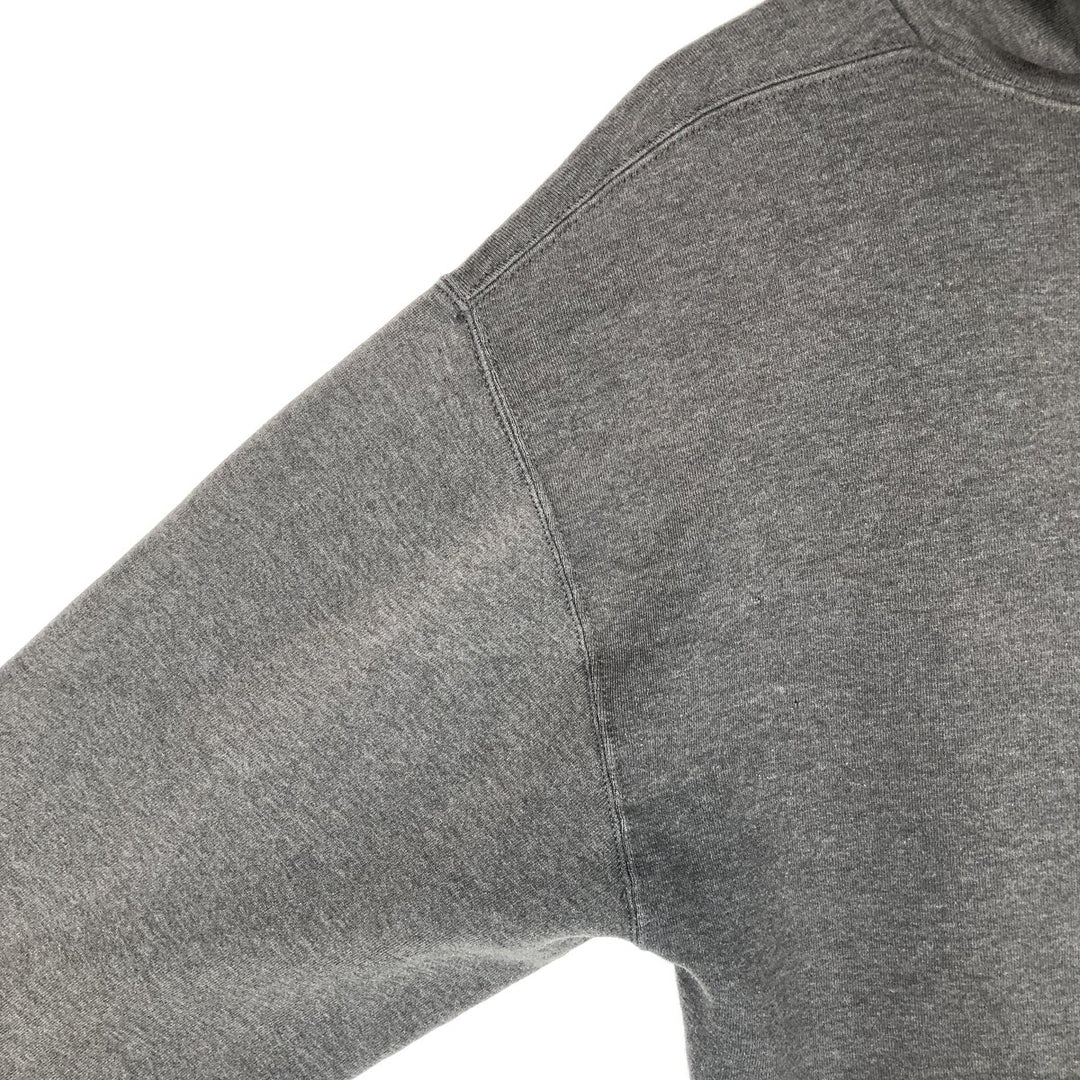 80s-90'S Russell Athletic full-zip sweatshirt hoodie, men's size L equivalent, vintage. cotton gray type Vintage Second Hand