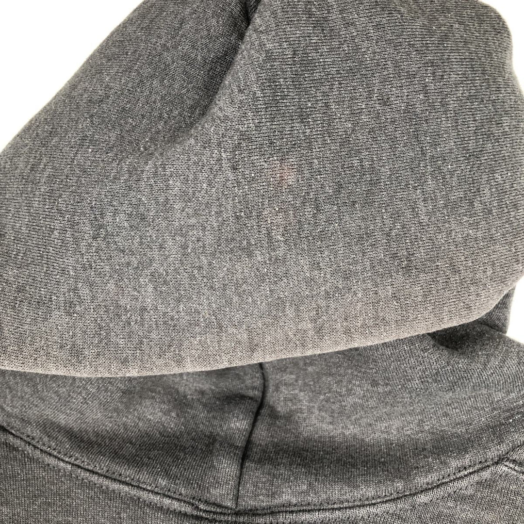 80s-90'S Russell Athletic full-zip sweatshirt hoodie, men's size L equivalent, vintage. cotton gray type Vintage Second Hand