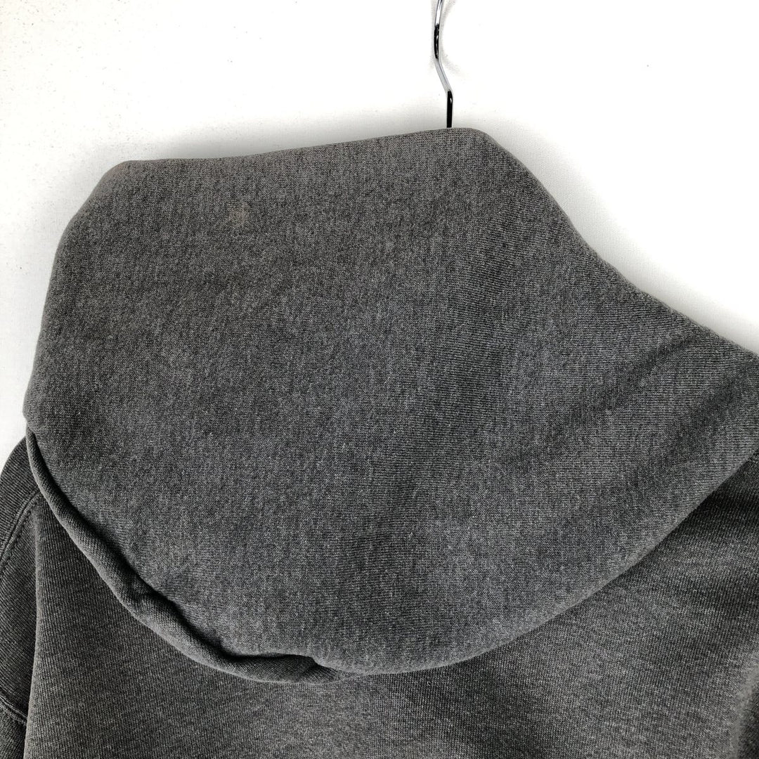 80s-90'S Russell Athletic full-zip sweatshirt hoodie, men's size L equivalent, vintage. cotton gray type Vintage Second Hand