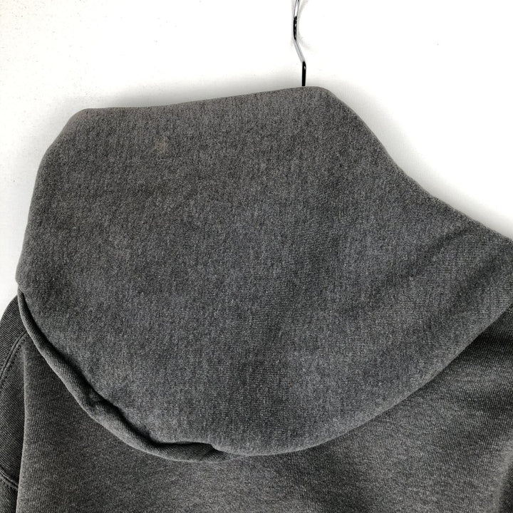 80s-90'S Russell Athletic full-zip sweatshirt hoodie, men's size L equivalent, vintage. cotton gray type Vintage Second Hand