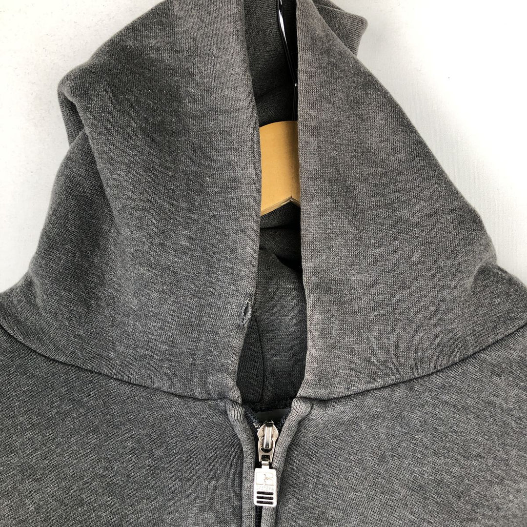 80s-90'S Russell Athletic full-zip sweatshirt hoodie, men's size L equivalent, vintage. cotton gray type Vintage Second Hand