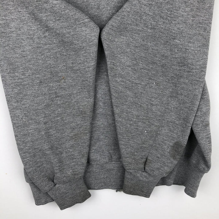 80s-90'S Russell Full-Zip Sweatshirt Hoodie, Men's Size L (Equivalent), Vintage polyester gray type Vintage Second Hand