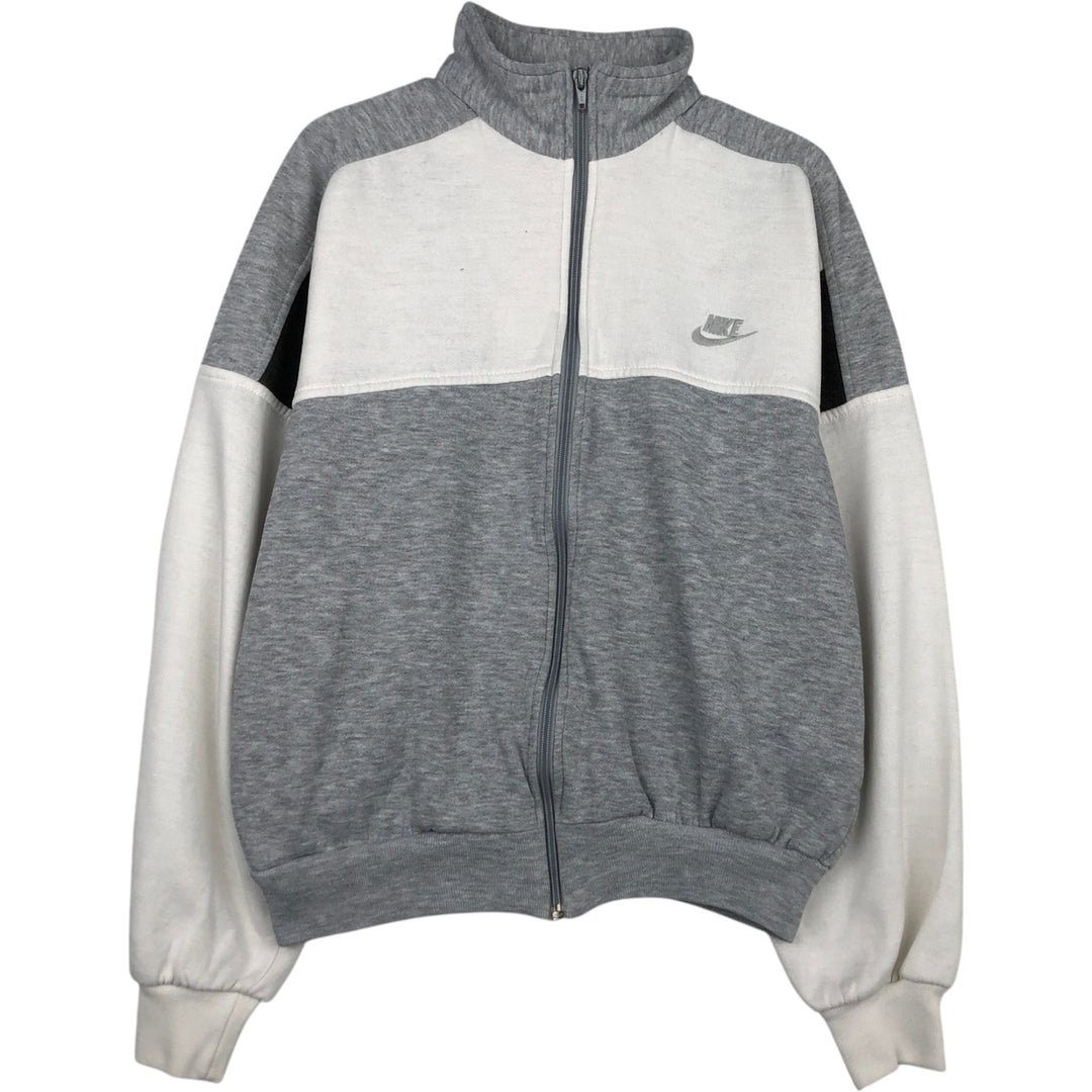 Nike full-zip sweatshirt, men's size S unclear gray type Vintage Second Hand
