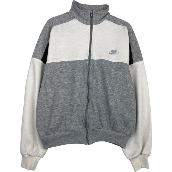 Nike full-zip sweatshirt, men's size S unclear gray type Vintage Second Hand