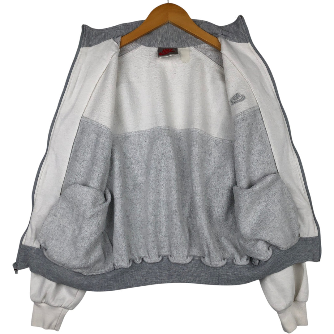 Nike full-zip sweatshirt, men's size S unclear gray type Vintage Second Hand