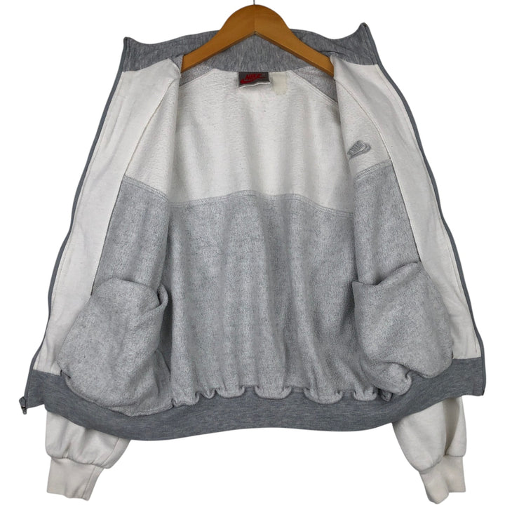 Nike full-zip sweatshirt, men's size S unclear gray type Vintage Second Hand