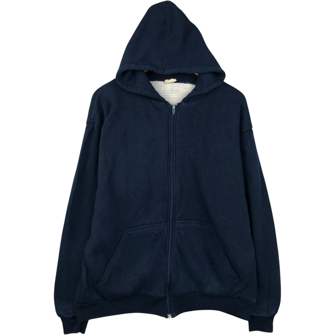 70s-80'S McGREGOR Full-Zip Sweatshirt Hoodie, Men's Size L (Equivalent), Vintage unclear navy blue type Vintage Second Hand