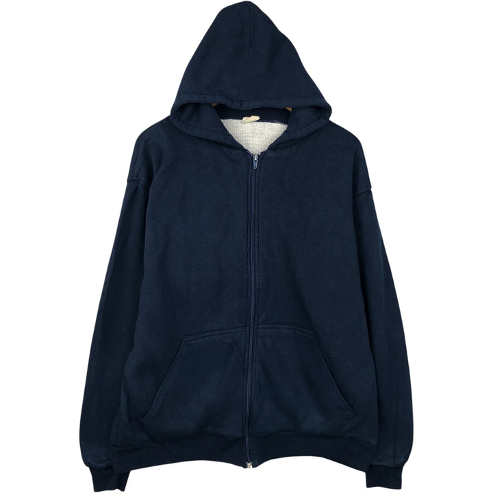70s-80'S McGREGOR Full-Zip Sweatshirt Hoodie, Men's Size L (Equivalent), Vintage unclear navy blue type Vintage Second Hand