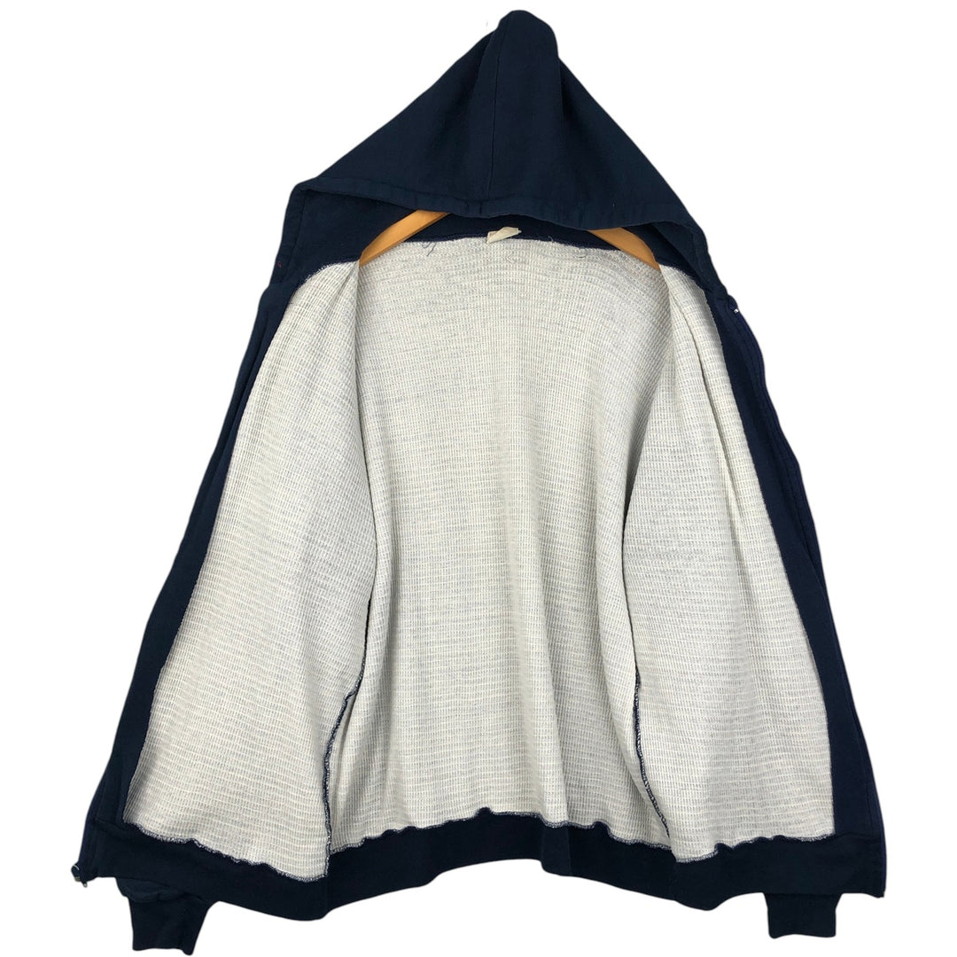 70s-80'S McGREGOR Full-Zip Sweatshirt Hoodie, Men's Size L (Equivalent), Vintage unclear navy blue type Vintage Second Hand