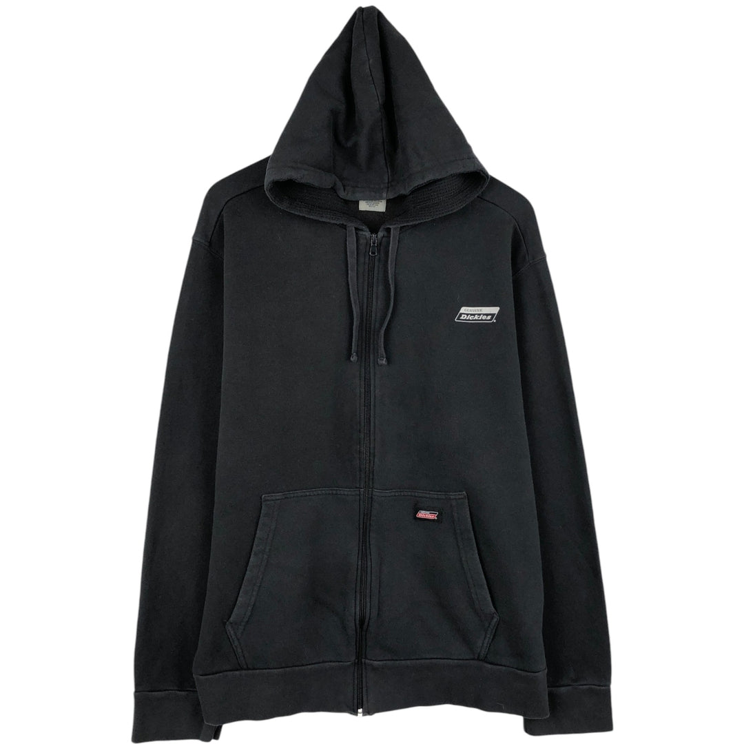 Dickies Sweat Full Zip Hoodie Men's XL cotton black type Vintage Second Hand